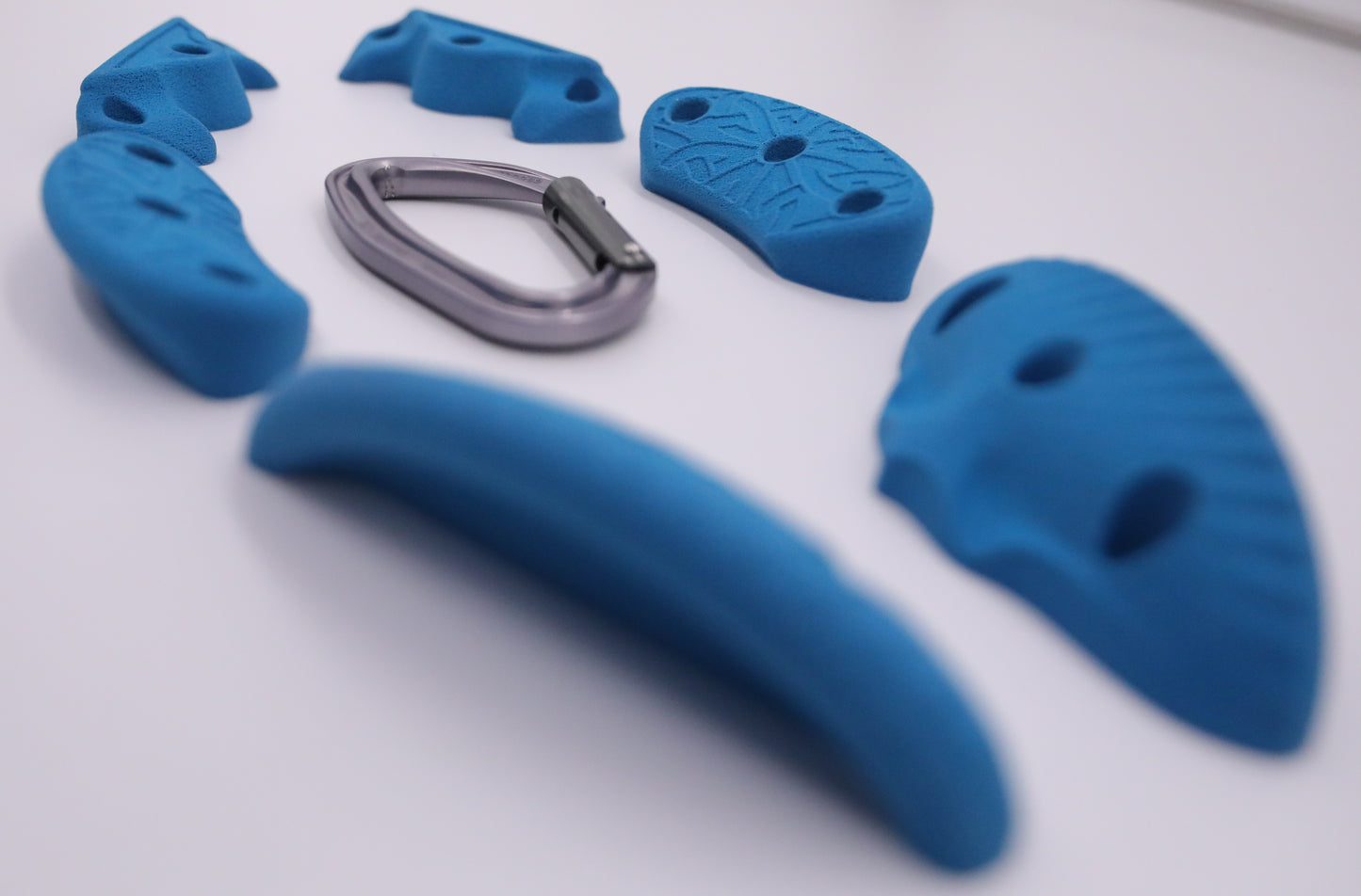 6 Piece Crimps Set, Screw On Climbing Holds for use With Wood Screws Only