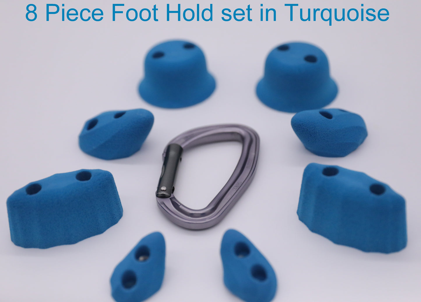 Climbing Holds, Foot Holds 8 Piece Screw On Set B