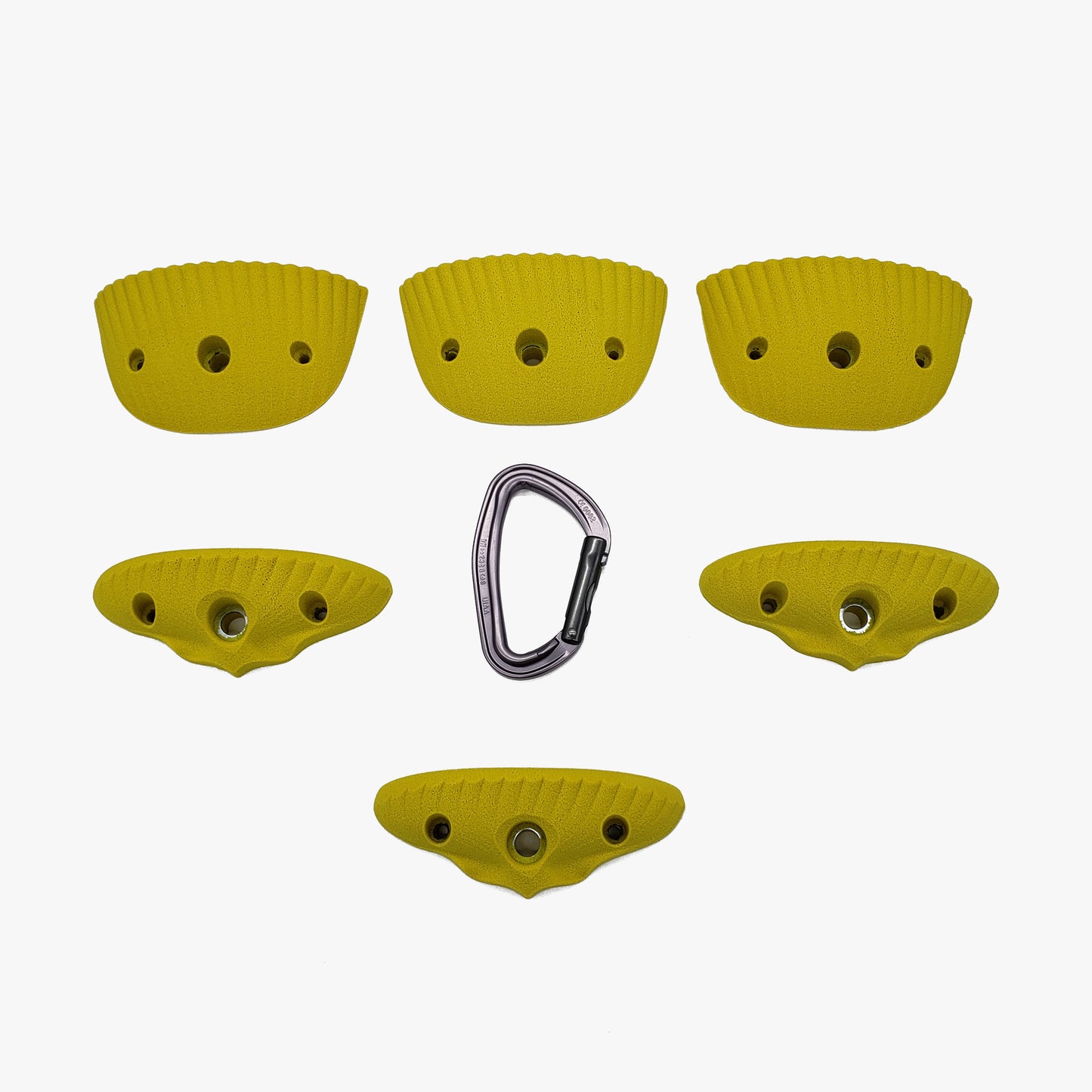 Clamshell Set, 6 Bolt on Climbing Holds