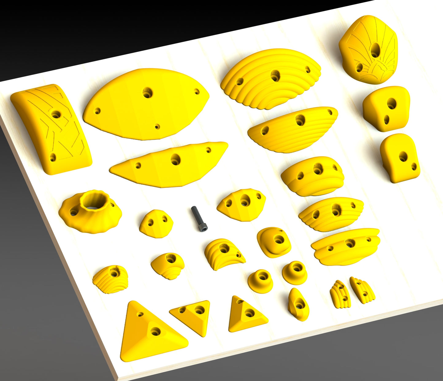 Bolt On Climbing Holds, 26 Piece Advanced Starter Set