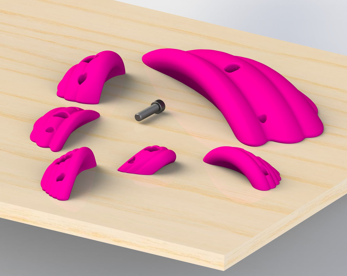 Bolt On Climbing Holds, Swarm Crimps Set