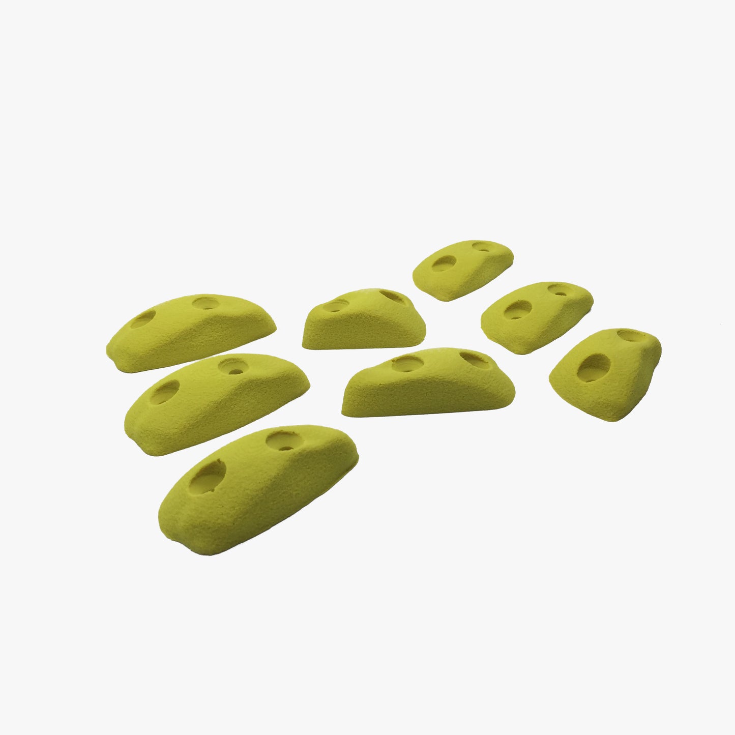 Climbing Holds, Foot Holds 8 Piece Screw On Set A