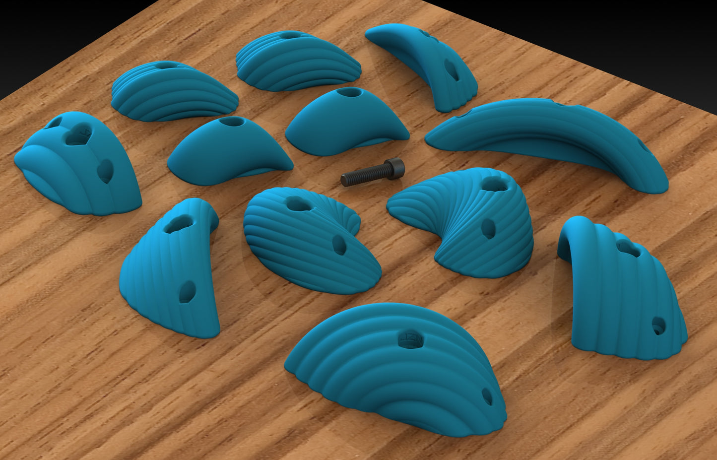 Bolt On Climbing Holds, Beginners and Kids Premium Set