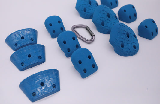 12 Piece Bulk Pack Screw on Jugs, Screw On Climbing Holds