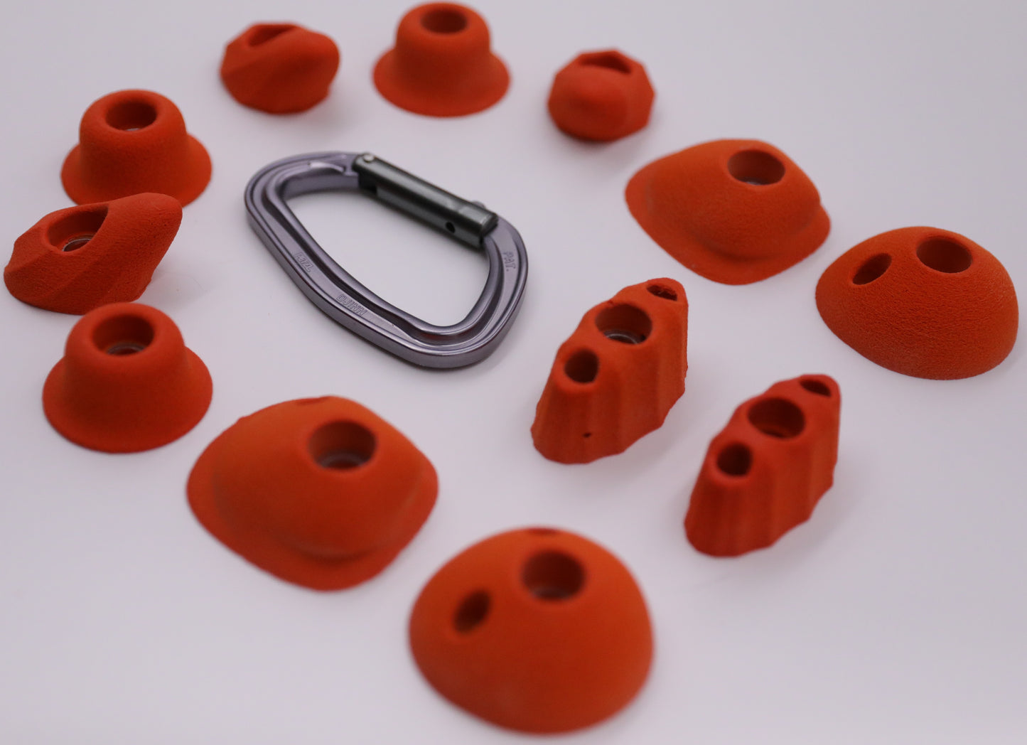 Footholds Set, 12 Bolt On Climbing Holds