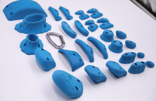 30 Piece Screw On Climbing Hold Set, for use With Wood Screws Only