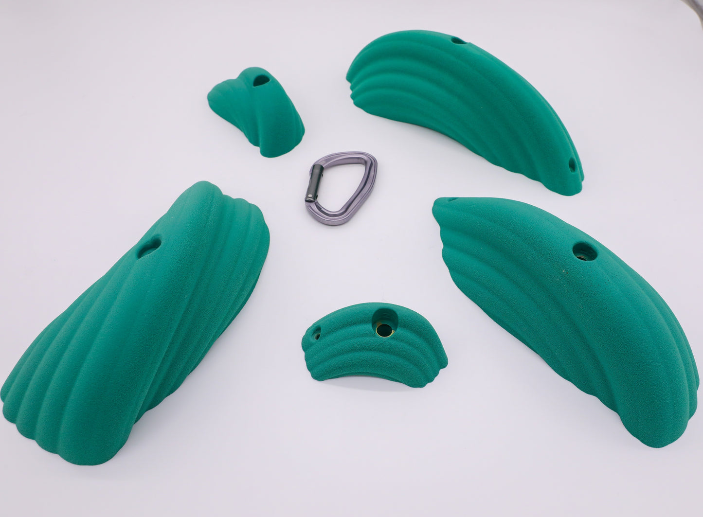 Bolt On Climbing Holds, Swarm Pinches 5 Piece Set