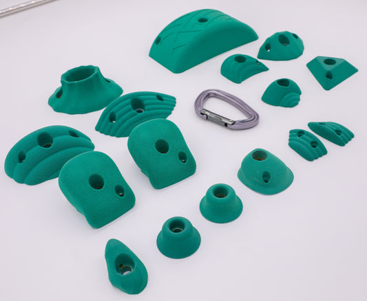 Bolt On Climbing Holds, 16 Piece Starter Set