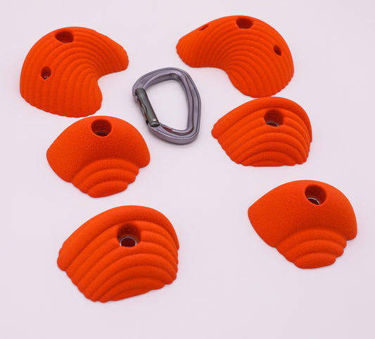 Bolt On Climbing Holds, Large Swarm Foot Holds / Mini Slopers