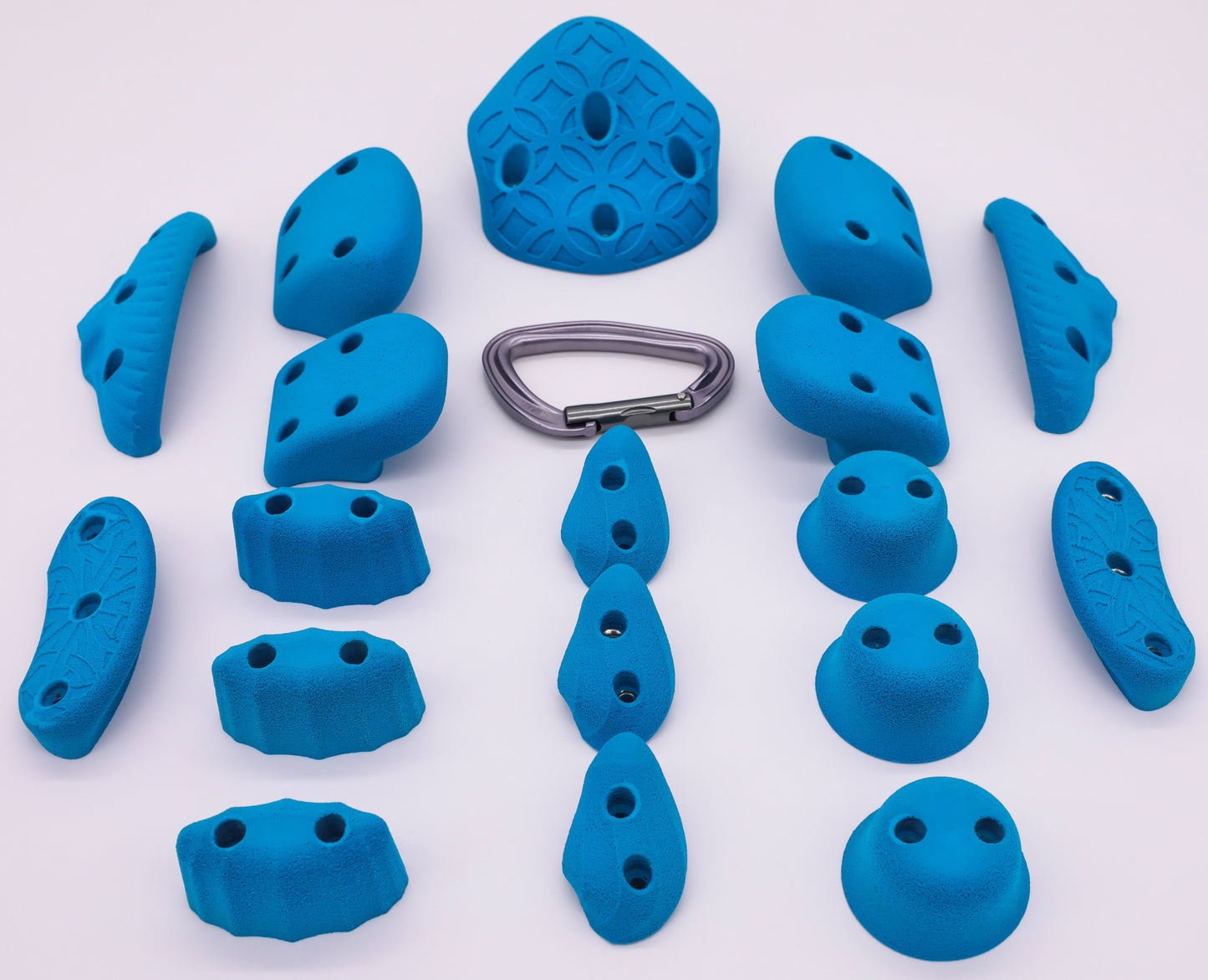 Beginners and Kids Deluxe Climbing Hold Set, Screw On Climbing Holds