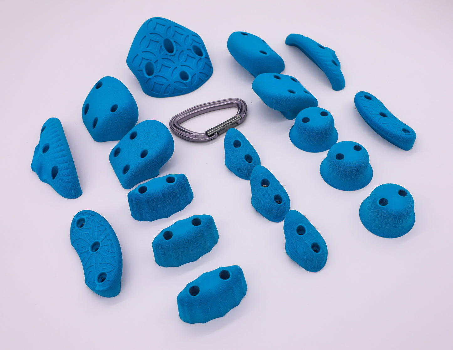 Beginners and Kids Deluxe Climbing Hold Set, Screw On Climbing Holds