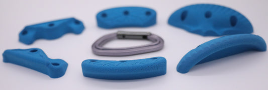 6 Piece Crimps Set, Screw On Climbing Holds for use With Wood Screws Only