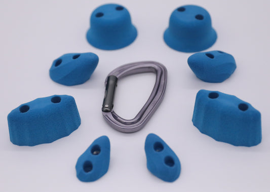 Climbing Holds, Foot Holds 8 Piece Screw On Set B