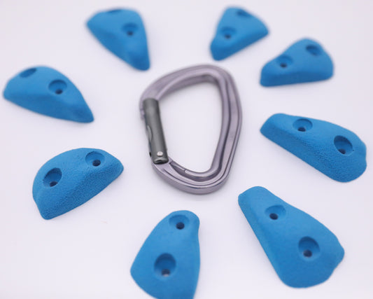 Climbing Holds, Foot Holds 8 Piece Screw On Set A