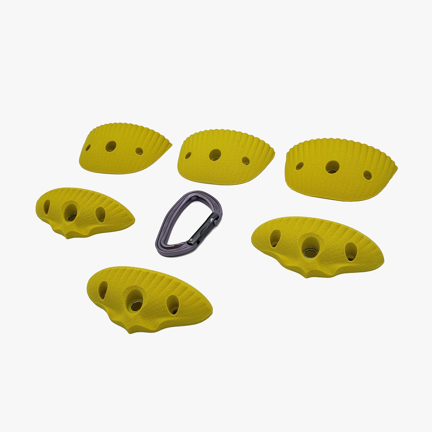 Clamshell Set, 6 Bolt on Climbing Holds