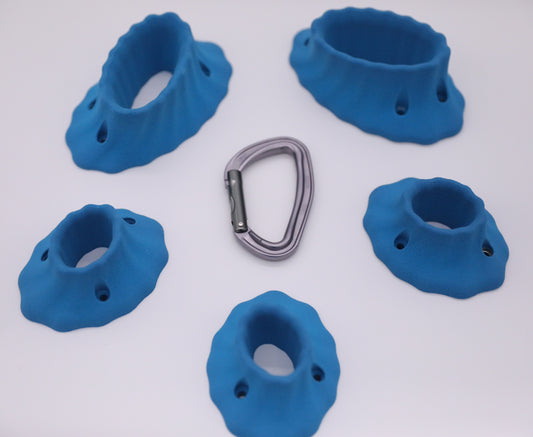 5 Piece Screw On Volcano Pockets Set, for use With Wood Screws Only