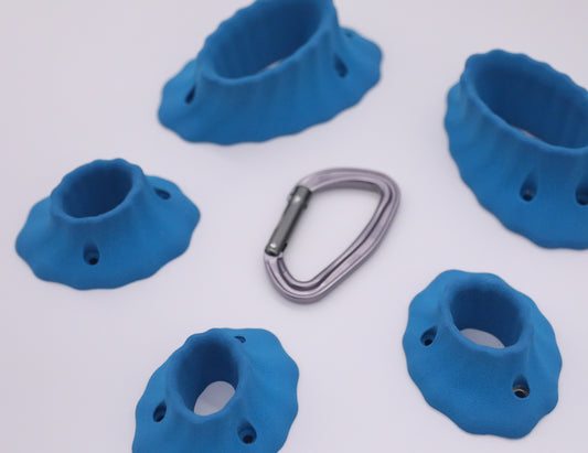 5 Piece Screw On Volcano Pockets Set, for use With Wood Screws Only