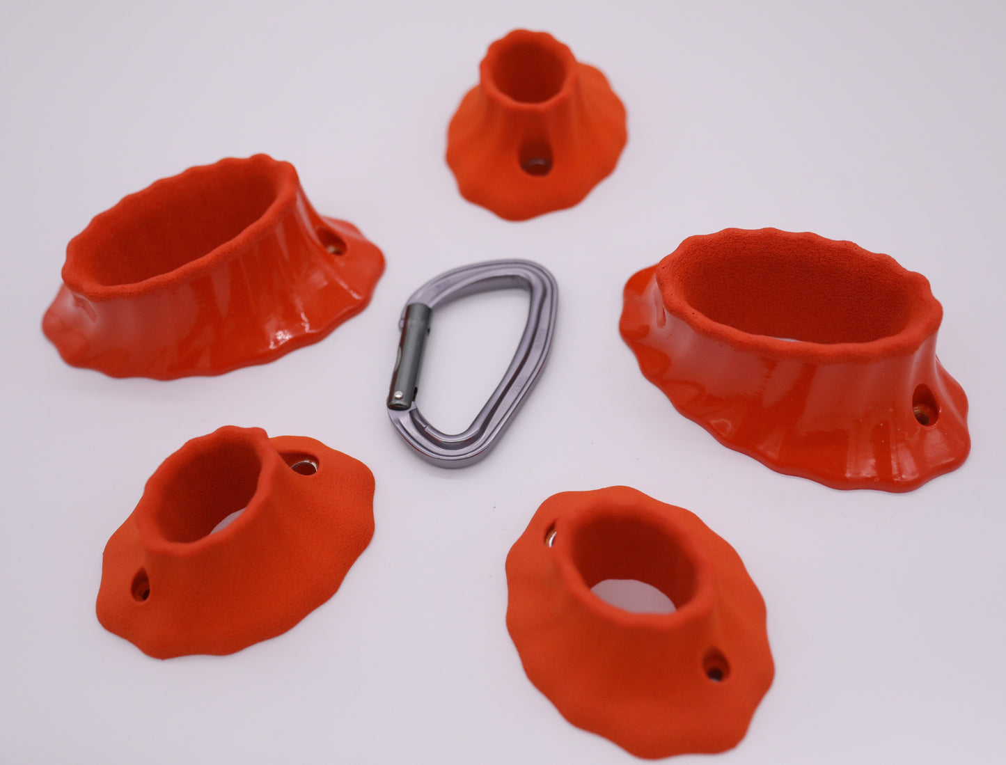 Volcano Pockets Set, 5 Bolt On Climbing Holds