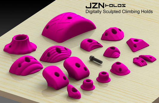 Bolt On Climbing Holds, 16 Piece Starter Set