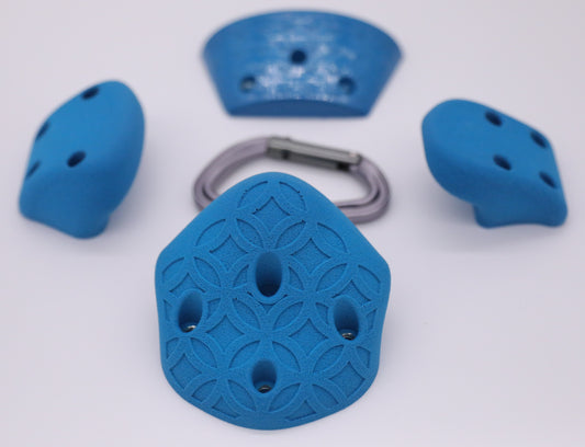 4 Piece Screw on Jugs, Screw On Climbing Holds for use With Wood Screws Only