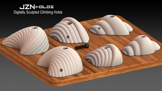 Swarm Large Foot Holds / Mini Slopers Symmetrical Set